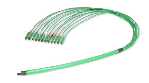 Système de câblage à fibre optique à rupture de câble