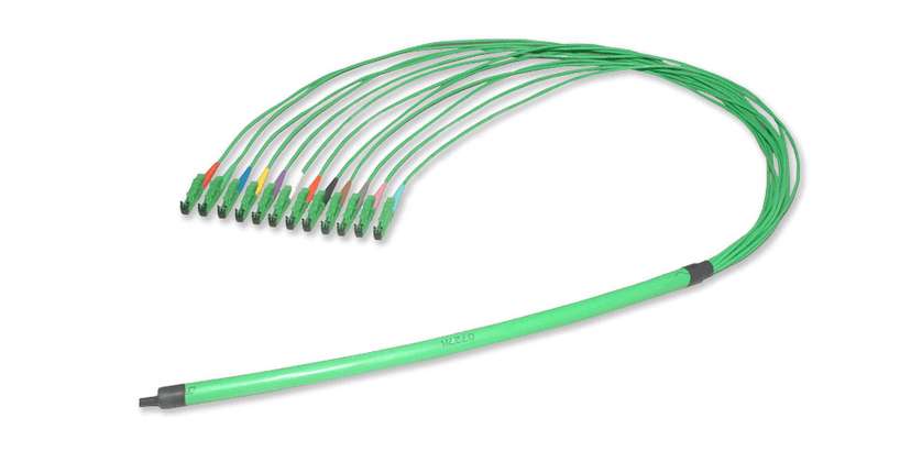 Système de câblage à fibre optique à rupture de câble