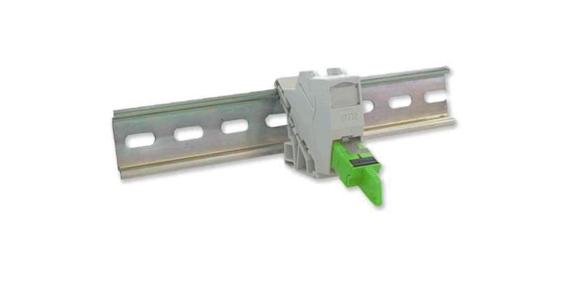 Adaptateur duplex E-2000® pour rails DIN 35 mm
